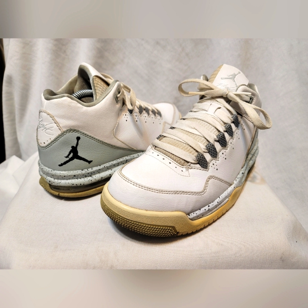Jordan Flight Mens Origin 2 White/Grey Sz 8